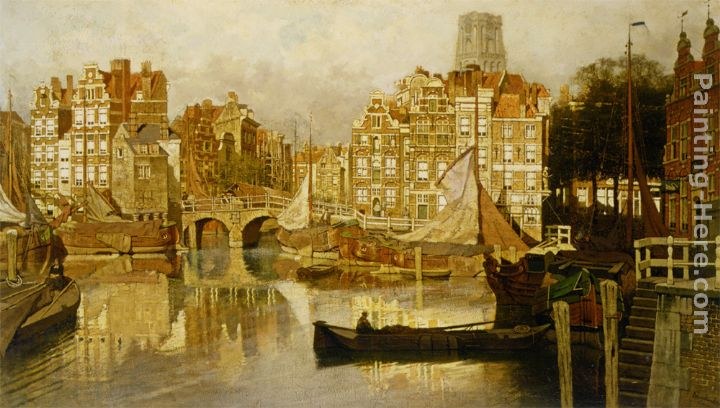Johannes Christiaan Karel Klinkenberg A view of the Blaak Rotterdam